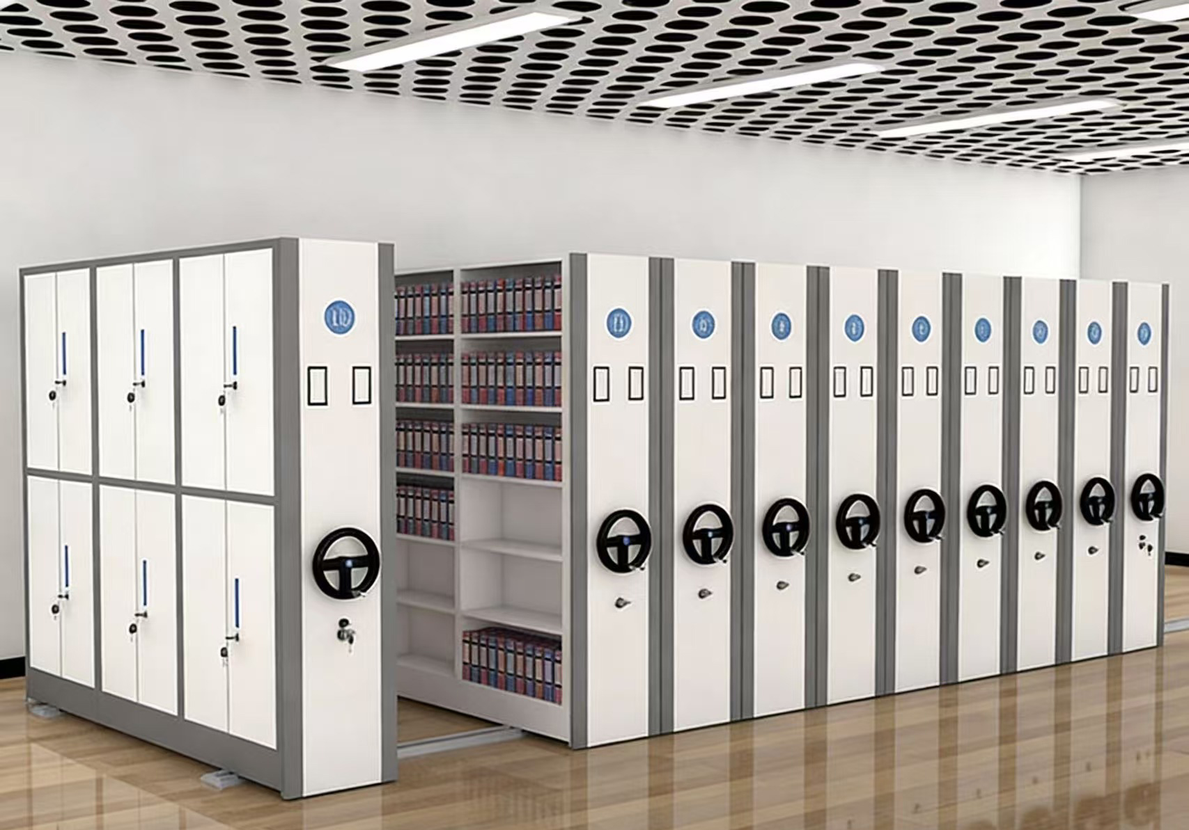 常规套色手动密集架 ZX-M01型  